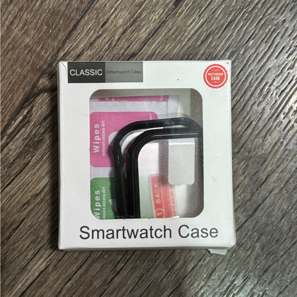 Classic Black  Smartwatch Case x2